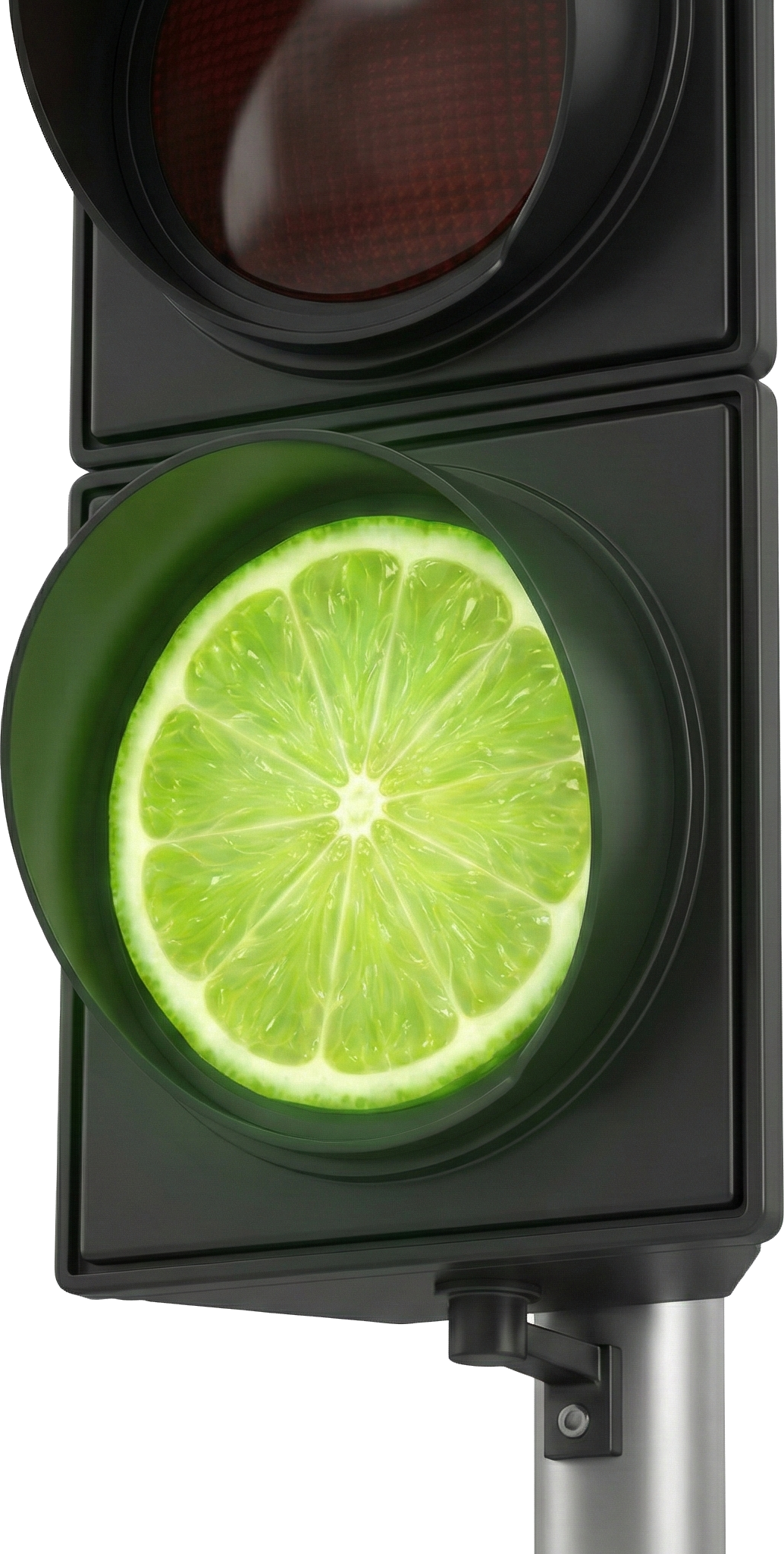Lime mascot - светофор с лаймом
